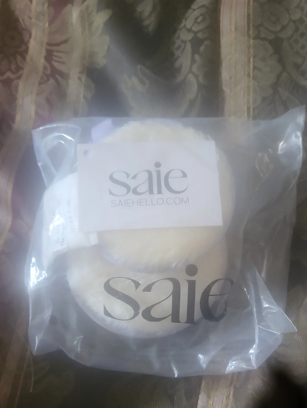 Saie Bagged Three Beauty Rounds Washable For Makeup Etc